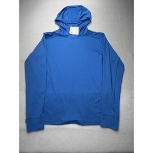 Patagonia Kids Capilene Silkweight Hoody Size XL (14) Vessel Blue Retail $49 NWT
